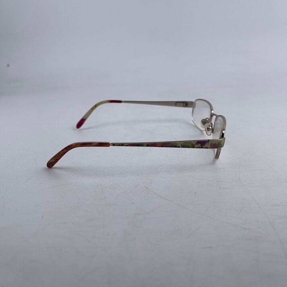 Vera Bradley Women's Eyeglasses Frame Brown Camouflage‎ Half Rim 52-18-135mm - Picture 5 of 13